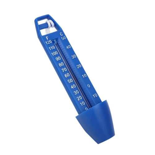 LOORGVEL Schwimmendes Pool Thermometer Wasserthermometer mit Aufhängung Praktischer Temperatursensor bis Langlebiges Kunststoffmaterial für Schwimmbad und Teiche Geeignet LOORGVEL Schwimmendes Pool Thermometer Wasserthermometer mit Aufhängung Praktischer Temperatursensor bis Langlebiges Kunststoffmaterial für Schwimmbad und Teiche Geeignet von LOORGVEL