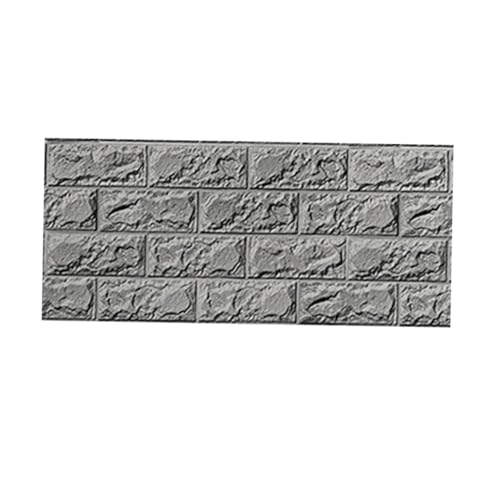 LOORGVEL Selbstklebende Ziegelstein Tapete Geräuschdämmend Wärmespeichernd Abnehmbare Wandpaneele für Wohnzimmer Schlafzimmer Küche und Tv Hintergrunddekoration von LOORGVEL