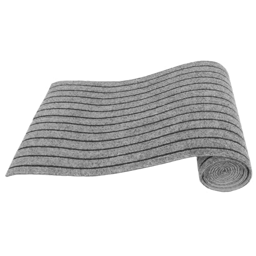 LOORGVEL Selbstklebender Zuschneidbarer Katzenteppich mit Kratzfestem Flexible Treppenmatte und Kratzpad Wiederverwendbar für Wohn und Bürobereiche Schwarz von LOORGVEL