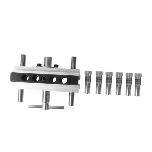 LOORGVEL Selbstzentrierende Dübelbohrlehre Holzbohrschablone mit Stahlbuchsen für Präzises Schonendes Bohren Paralleler in Holz und Werkstücke Einfache Anwendung für Schreiner LOORGVEL Selbstzentrierende Dübelbohrlehre Holzbohrschablone mit Stahlbuchsen für Präzises Schonendes Bohren Paralleler in Holz und Werkstücke Einfache Anwendung für Schreiner von LOORGVEL