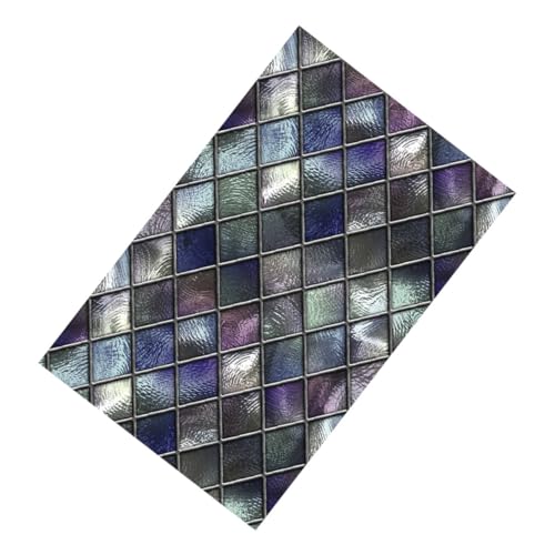 LOORGVEL Sichtschutzfolie Fensterfolie aus Hochwertigem PVC Wasserfest Nicht Klebend Statische Haftung Blickdicht Uv Beständig Dekorative Fensterfolie für Bad Wohnzimmer Büro Balkon von LOORGVEL