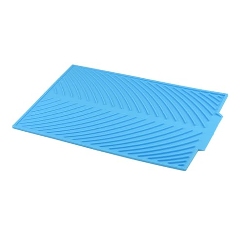 LOORGVEL Silikon Abtropfmatte Küche Hitzebeständig Spülmaschinenfest Rutschfeste Geschirr Trockenmatte Faltbar Für Küchenspüle Und Ablage Bpa Frei Blau LOORGVEL Silikon Abtropfmatte Küche Hitzebeständig Spülmaschinenfest Rutschfeste Geschirr Trockenmatte Faltbar Für Küchenspüle Und Ablage Bpa Frei Blau von LOORGVEL
