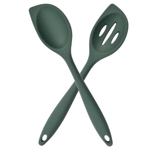 LOORGVEL Silikon Reislöffel Leicht Hitzebeständig Glatte Oberfläche Spülmaschinenfest Praktischer Haushaltslöffel zum Servieren Rühren und Abtropfen für Küche und Picknick LOORGVEL Silikon Reislöffel Leicht Hitzebeständig Glatte Oberfläche Spülmaschinenfest Praktischer Haushaltslöffel zum Servieren Rühren und Abtropfen für Küche und Picknick von LOORGVEL