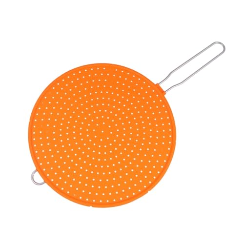 LOORGVEL Silikon Spritzschutz Pfannensieb Anti öl spritzschutz Groß Hitzebeständig Lebensmittelqualität mit Edelstahlrahmen Multifunktionaler Küchenschutz für Kochen und Zufällige Farbe LOORGVEL Silikon Spritzschutz Pfannensieb Anti öl spritzschutz Groß Hitzebeständig Lebensmittelqualität mit Edelstahlrahmen Multifunktionaler Küchenschutz für Kochen und Zufällige Farbe von LOORGVEL