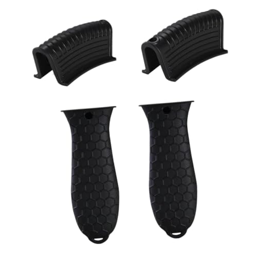 LOORGVEL Silikon Topfgriff Schutzset Teilig Hitzebeständig Rutsch Topfhalter Flexibel für Pfannen Töpfe Griffschutz Hitzeisolierend Langlebig Leicht zu Reinigen von LOORGVEL