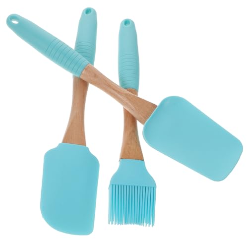LOORGVEL Silikonspachtel Set Backpinsel Teigschaber und Kuchenschaber aus Lebensmittelechtem Hitzebeständigem Silikon zum Backen Crememischen und Kochen Bpa frei Leicht zu Reinigen und LOORGVEL Silikonspachtel Set Backpinsel Teigschaber und Kuchenschaber aus Lebensmittelechtem Hitzebeständigem Silikon zum Backen Crememischen und Kochen Bpa frei Leicht zu Reinigen und von LOORGVEL