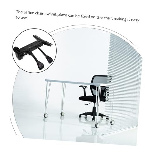 LOORGVEL Stabile Stahl drehplatte Bürostuhl Basis Ersatzteil Robuste Drehbare Stuhlunterlage für Büro Drehstühle Einfache Installation Langlebige Metall bürostuhlgrundplatte von LOORGVEL