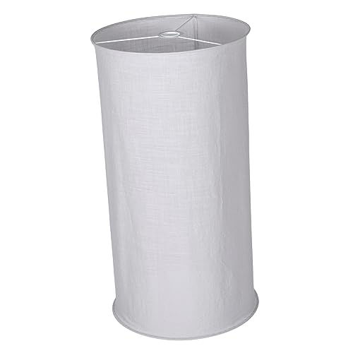 LOORGVEL Stoff Lampenschirm Minimalistischer Lampenschirm für Tisch und Kronleuchter Graues Design für Stilvolle Raumdekoration und Gemütliche von LOORGVEL