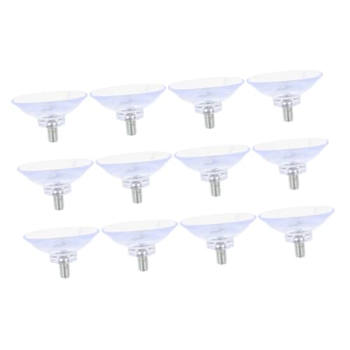 LOORGVEL Teiliges Möbel Saugnäpfe mit Schraubgewinde aus Klarem PVC und Eisen Starke Haftkraft für Glasflächen Wie Spiegel und Aquarien rutschfeste Halterung für Zuhause Büro und Geschäft LOORGVEL Teiliges Möbel Saugnäpfe mit Schraubgewinde aus Klarem PVC und Eisen Starke Haftkraft für Glasflächen Wie Spiegel und Aquarien rutschfeste Halterung für Zuhause Büro und Geschäft von LOORGVEL