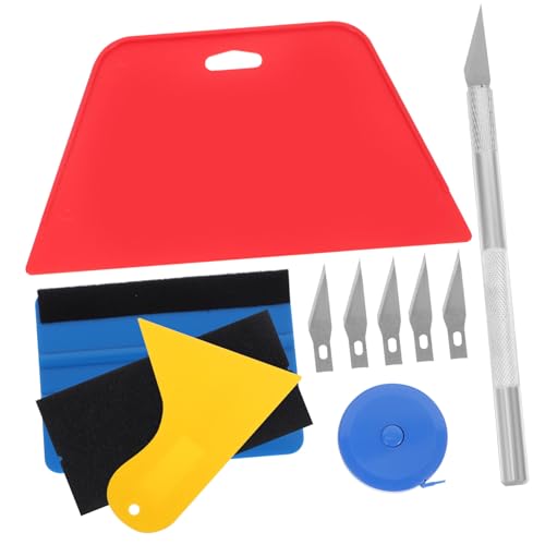 LOORGVEL Teiliges Tapeten glättwerkzeug Leichtes Kompaktes Film Folienwerkzeug für Wandverkleidung Vinylfliesen Autofenster tönung Effiziente Sichere Anwendung bei Klebefolien und Abziehen von LOORGVEL