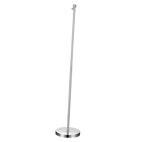 LOORGVEL Teleskopischer Fahnenhalter Robuste Desktop Flaggenbasis Für Verstellbarer Tischfahnenmast Für Schreibtischdekoration Flaggenständer von LOORGVEL