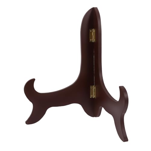 LOORGVEL Tellerständer aus Holz Durchmesser Stabiler Plattenhalter für Tee Kuchen Vielseitiger Displayständer für Desktop Bilderrahmen Kunstwerke und Sammlerstücke LOORGVEL Tellerständer aus Holz Durchmesser Stabiler Plattenhalter für Tee Kuchen Vielseitiger Displayständer für Desktop Bilderrahmen Kunstwerke und Sammlerstücke von LOORGVEL