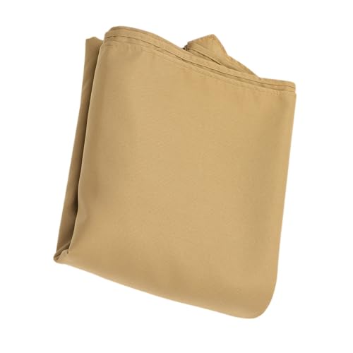 LOORGVEL Terrassen Sonnenschirm Ersatzbespannung mit Dekorativem Seitlichem Bananen Design Abnehmbare Patio Sonnenschirm Bespannung Uv Beständig Einfach zu Reinigen Khaki von LOORGVEL