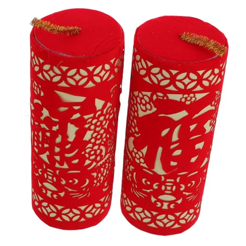 LOORGVEL Traditionelle Chinesische Neujahrsdeko Simulation Frühlingsfest Ornament mit Lebendigem Farbdesign für Fenster Tür Innen Außen LOORGVEL Traditionelle Chinesische Neujahrsdeko Simulation Frühlingsfest Ornament mit Lebendigem Farbdesign für Fenster Tür Innen Außen von LOORGVEL