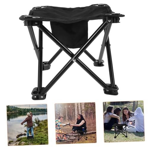 LOORGVEL Tragbarer Faltbarer Outdoor Hocker Leichter Klapphocker Stabilem Stahl Kompakter Campingstuhl mit Großer Tragkraft für Angeln Picknick Garten und Reisen LOORGVEL Tragbarer Faltbarer Outdoor Hocker Leichter Klapphocker Stabilem Stahl Kompakter Campingstuhl mit Großer Tragkraft für Angeln Picknick Garten und Reisen von LOORGVEL