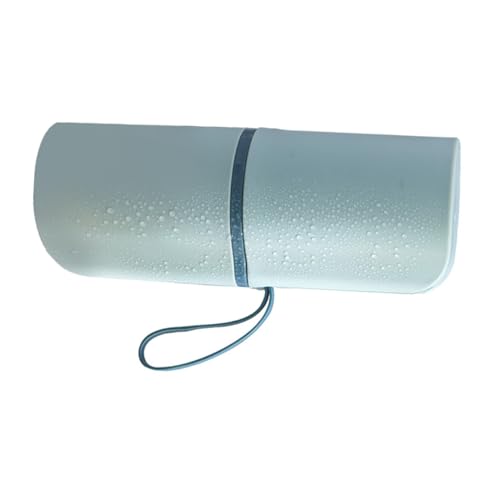 LOORGVEL Tragbarer Reise Zahnputzbecher Zahnbürstenetui mit Ausguss Kompakte Kunststoffbox für Camping Wandern Hygienische Aufbewahrung von Zahnbürste und Zahnpasta Hellblau LOORGVEL Tragbarer Reise Zahnputzbecher Zahnbürstenetui mit Ausguss Kompakte Kunststoffbox für Camping Wandern Hygienische Aufbewahrung von Zahnbürste und Zahnpasta Hellblau von LOORGVEL