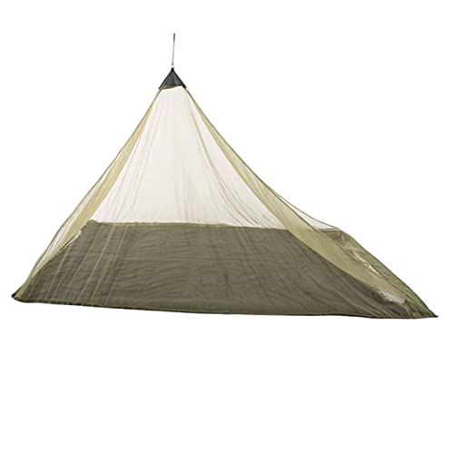 LOORGVEL Tragbares Dreieckiges Moskitonetz Zelt für Camping Angeln Wandern Garten Leicht Atmungsaktiv Effektiver Schutz vor Insekten für Outdoor und Balkon Armeegrün von LOORGVEL