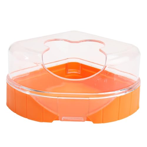 LOORGVEL Transparente Hamster Toilette aus Robustem Glatte Oberfläche Leicht zu Reinigen Kompakte Haustier badewanne für Hamster und Kleine Kleintiere Farbenfrohes Design für Zuhause und LOORGVEL Transparente Hamster Toilette aus Robustem Glatte Oberfläche Leicht zu Reinigen Kompakte Haustier badewanne für Hamster und Kleine Kleintiere Farbenfrohes Design für Zuhause und von LOORGVEL