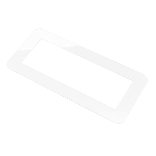 LOORGVEL Transparente Selbstklebende Acryl Lichtschalter Schutzabdeckung Fach Steckdosen Wandabdeckung Kratzfest Wasserabweisend für Küche und Badezimmer von LOORGVEL
