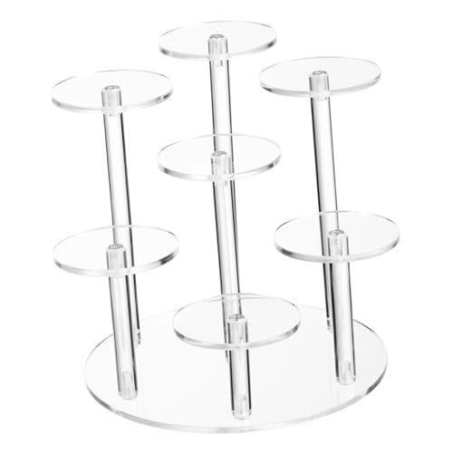 LOORGVEL Transparenter Display Stand Mehrstufiger Präsentationsständer mit Moderner Sockel für Sammlungen Schmuck Uhren Vielseitig für Zuhause und Geschäft Geeignet LOORGVEL Transparenter Display Stand Mehrstufiger Präsentationsständer mit Moderner Sockel für Sammlungen Schmuck Uhren Vielseitig für Zuhause und Geschäft Geeignet von LOORGVEL