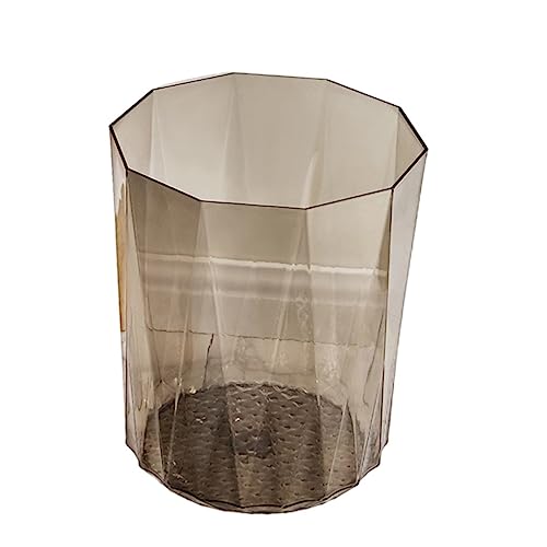 LOORGVEL Transparenter Pet Desktop Mülleimer Wasserdichter Kleiner Abfallbehälter mit Hoher Druckfestigkeit Dekorativer Abfallkorb für Schlafzimmer Büro und Schreibtisch Strapazierfähig LOORGVEL Transparenter Pet Desktop Mülleimer Wasserdichter Kleiner Abfallbehälter mit Hoher Druckfestigkeit Dekorativer Abfallkorb für Schlafzimmer Büro und Schreibtisch Strapazierfähig von LOORGVEL