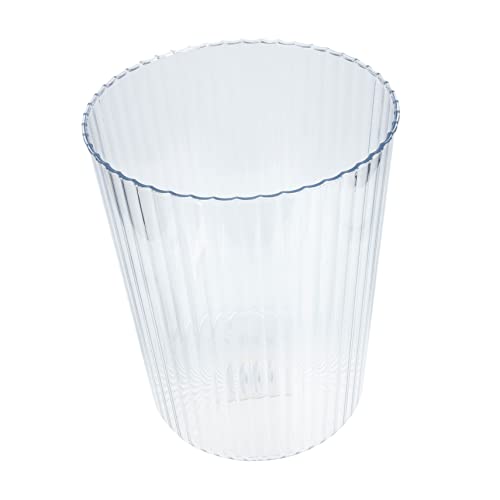 LOORGVEL Transparenter Pet mülleimer ohne Deckel Runder Abfalleimer Klein Stabiler Haushaltsbehälter Praktischer Papierkorb Multifunktionaler Aufbewahrungseimer für Büro und Zuhause LOORGVEL Transparenter Pet mülleimer ohne Deckel Runder Abfalleimer Klein Stabiler Haushaltsbehälter Praktischer Papierkorb Multifunktionaler Aufbewahrungseimer für Büro und Zuhause von LOORGVEL