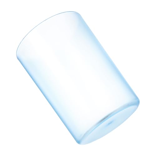 LOORGVEL Transparenter Zahnputzbecher mit Glatter Oberfläche Bruchsicherer Trinkbecher für Erwachsene und Vielseitiger Wasserbecher für Badezimmer und Mundspülung Bpa Frei Farbverlaufsblau von LOORGVEL