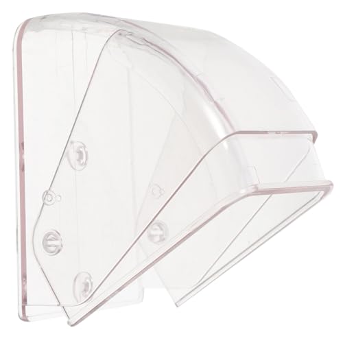 LOORGVEL Transparentes Kabelloses Türklingel regenschutz aus Robustem PC material Wasserdichte Abdeckung für Außenbereich Schützt Funkklingel vor Regen und Umwelteinflüssen Einfache LOORGVEL Transparentes Kabelloses Türklingel regenschutz aus Robustem PC material Wasserdichte Abdeckung für Außenbereich Schützt Funkklingel vor Regen und Umwelteinflüssen Einfache von LOORGVEL