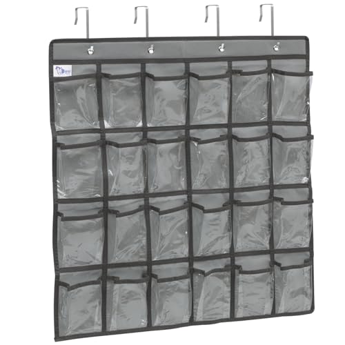 LOORGVEL Transparentes Nummeriertes Wand Hängemäppchen mit Fächern Vielseitiger Organizer für Handys Schmuck und Kleine Gegenstände Geeignet für Klassenzimmer Büros Besprechungsräume und von LOORGVEL