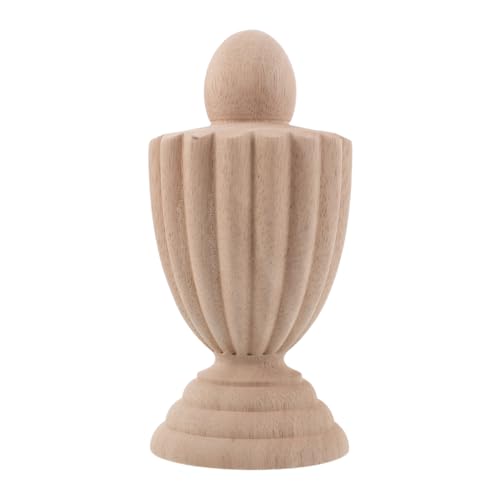 LOORGVEL Unfertige Holzsäulen Kopfstücke Europäischer Stil Treppengeländer Dekorative Holzpfosten Aufsatz Für DIY Hochwertige Villa Hotel Hochzeit Dekoration von LOORGVEL