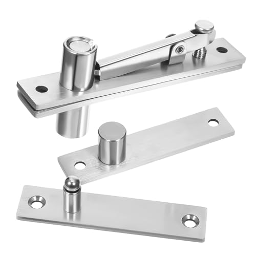 LOORGVEL Unsichtbare Pivot Türscharniere aus Edelstahl Schwerlastfähig Drehbar für Holz Geheimtüren Verdeckte Türbeschläge für Bücherregal und Versteckte Türen LOORGVEL Unsichtbare Pivot Türscharniere aus Edelstahl Schwerlastfähig Drehbar für Holz Geheimtüren Verdeckte Türbeschläge für Bücherregal und Versteckte Türen von LOORGVEL