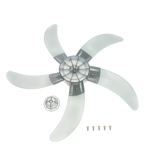 LOORGVEL Ventilatorflügel aus Robustem Kunststoff Flügelig Ersatz für Stand und Tischventilatoren Geräuscharm für Luftverteilung und Starke Kühlung Inklusive Schrauben und Mutter LOORGVEL Ventilatorflügel aus Robustem Kunststoff Flügelig Ersatz für Stand und Tischventilatoren Geräuscharm für Luftverteilung und Starke Kühlung Inklusive Schrauben und Mutter von LOORGVEL