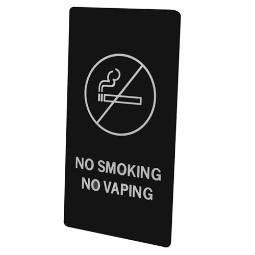 LOORGVEL Verbotsschild Rauchen Verboten Acryl Warnschild für Wc und Gemeinschaftsräume Langlebig Rostfrei Selbstklebend Einfach Anzubringen Entfernen Geeignet für Glatte Oberflächen von LOORGVEL
