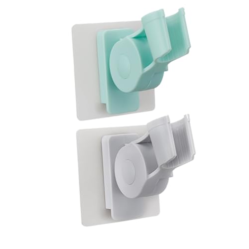 LOORGVEL Verstellbare Duschkopfhalterung Wandmontage Sprinklerständer aus Robustem Abs für Standard Handbrause ohne Bohren Einfache Installation Geeignet für Senioren Graues LOORGVEL Verstellbare Duschkopfhalterung Wandmontage Sprinklerständer aus Robustem Abs für Standard Handbrause ohne Bohren Einfache Installation Geeignet für Senioren Graues von LOORGVEL