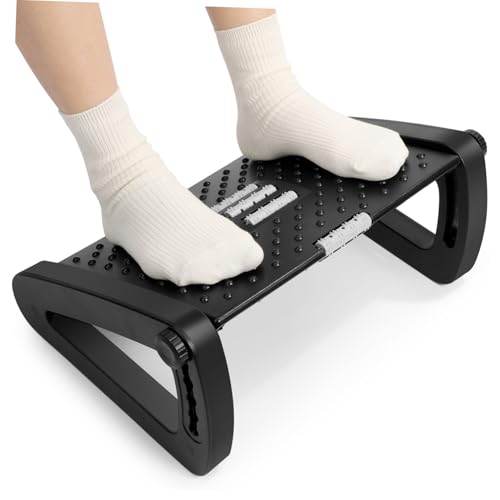 LOORGVEL Fußstütze Für Schreibtisch Höhenverstellbar Und Ergonomisch Mit Massagerolle Und Rutschfesten Füßen Platzsparend Für Home Office Und Büro LOORGVEL Fußstütze Für Schreibtisch Höhenverstellbar Und Ergonomisch Mit Massagerolle Und Rutschfesten Füßen Platzsparend Für Home Office Und Büro von LOORGVEL