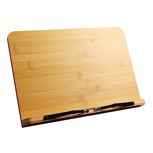 LOORGVEL Verstellbarer Holz Buchständer Multifunktionaler Desktop Leseständer für Bücher Noten und Tablets Klappbar Stabiler Lesetisch Organizer aus Hochwertigem Holz LOORGVEL Verstellbarer Holz Buchständer Multifunktionaler Desktop Leseständer für Bücher Noten und Tablets Klappbar Stabiler Lesetisch Organizer aus Hochwertigem Holz von LOORGVEL