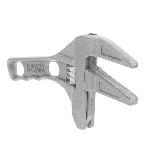 LOORGVEL Verstellbarer Wasserhahn schraubenschlüssel aus Langlebigem Aluminiumlegierung Großer Öffnungsbereich Kurzes Griffdesign Vielseitiges Sanitär werkzeug für Armaturen Ventile LOORGVEL Verstellbarer Wasserhahn schraubenschlüssel aus Langlebigem Aluminiumlegierung Großer Öffnungsbereich Kurzes Griffdesign Vielseitiges Sanitär werkzeug für Armaturen Ventile von LOORGVEL