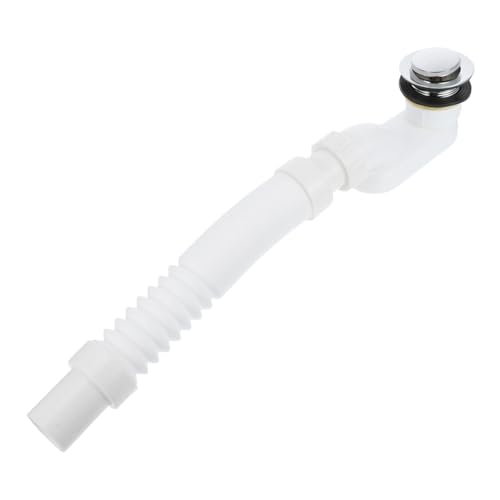 LOORGVEL Verstellbares Badewannenablaufrohr aus Kunststoff mit Geruchsverschluss Flexibler Siphon für Dusche und Küchenspüle Ausziehbar für Verschiedene Badewannentiefen Auslaufsicher und LOORGVEL Verstellbares Badewannenablaufrohr aus Kunststoff mit Geruchsverschluss Flexibler Siphon für Dusche und Küchenspüle Ausziehbar für Verschiedene Badewannentiefen Auslaufsicher und von LOORGVEL