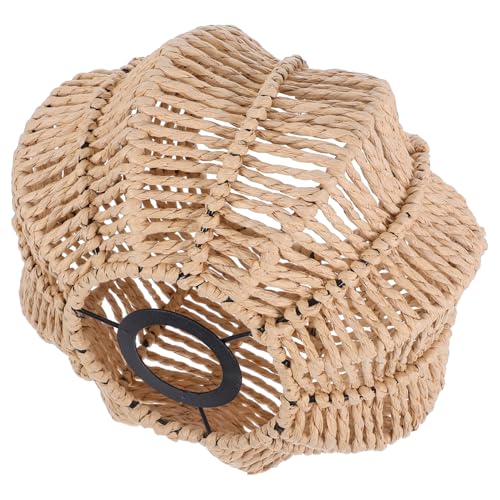 LOORGVEL Vintage Pumpkin Lampenschirm Gewebtem Papierseil Rustikaler Hängelampenschirm für Fassung Dekorative Wandlampen und Kronleuchter Abdeckung Groß Ländlicher Stil LOORGVEL Vintage Pumpkin Lampenschirm Gewebtem Papierseil Rustikaler Hängelampenschirm für Fassung Dekorative Wandlampen und Kronleuchter Abdeckung Groß Ländlicher Stil von LOORGVEL