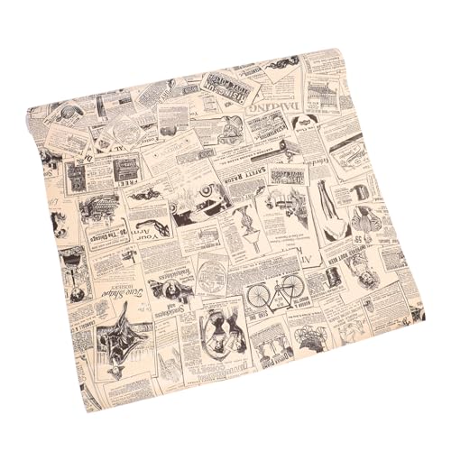 LOORGVEL Vintage Selbstklebende Tapete Abziehbares Kontaktpapier im Retro zeitungsstil Langlebig und Leicht Entfernbar für Wohnzimmer Schlafzimmer Küche und DIY wanddekoration LOORGVEL Vintage Selbstklebende Tapete Abziehbares Kontaktpapier im Retro zeitungsstil Langlebig und Leicht Entfernbar für Wohnzimmer Schlafzimmer Küche und DIY wanddekoration von LOORGVEL