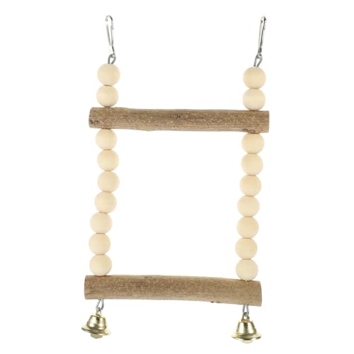 LOORGVEL Vogelspielzeug Wellensittich Schaukel aus Holz Parakeet Kauspielzeug mit Doppelstange Freisitz Papageien Sitzstangen Hängende Schaukel für Papageien und Kleine Vögel Einfach zu LOORGVEL Vogelspielzeug Wellensittich Schaukel aus Holz Parakeet Kauspielzeug mit Doppelstange Freisitz Papageien Sitzstangen Hängende Schaukel für Papageien und Kleine Vögel Einfach zu von LOORGVEL