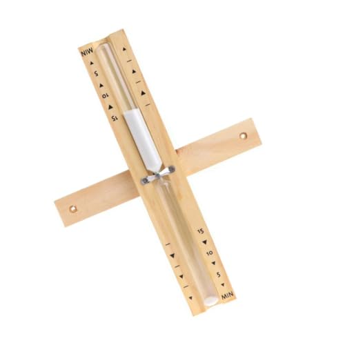 LOORGVEL Wandglas montiert Sanduhr Sauna-Countdown-Uhr Saunauhr Sauna-Timer Sand rotierender Timer hölzern Khaki LOORGVEL Wandglas montiert Sanduhr Sauna-Countdown-Uhr Saunauhr Sauna-Timer Sand rotierender Timer hölzern Khaki von LOORGVEL
