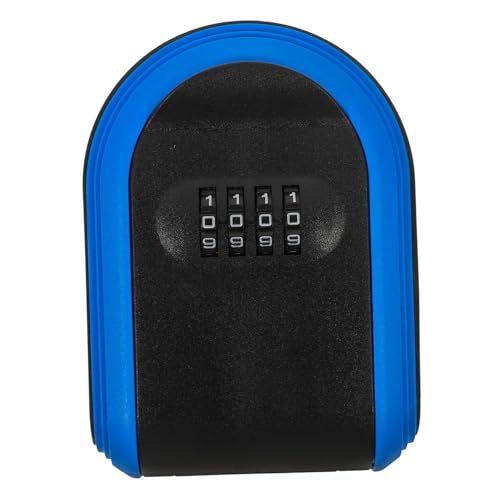 LOORGVEL Wandmontierte Schlüsselbox mit Zahlenschloss Wetterfeste Schlüsselbox aus robustem Kunststoff Sicherer Schlüsselkasten für Außenbereich für Haus Büro Ferienhaus und Verwaltung von LOORGVEL