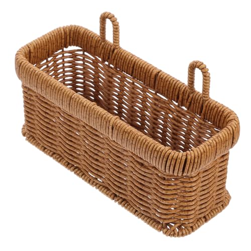 LOORGVEL Wandmontierter Kleiner Küchen aufbewahrungskorb aus Robustem Pp material Handgeflochtenes Design Praktischer Hängekorb für Ingwer Knoblauch und Gemüse Rustikaler Organizer für LOORGVEL Wandmontierter Kleiner Küchen aufbewahrungskorb aus Robustem Pp material Handgeflochtenes Design Praktischer Hängekorb für Ingwer Knoblauch und Gemüse Rustikaler Organizer für von LOORGVEL