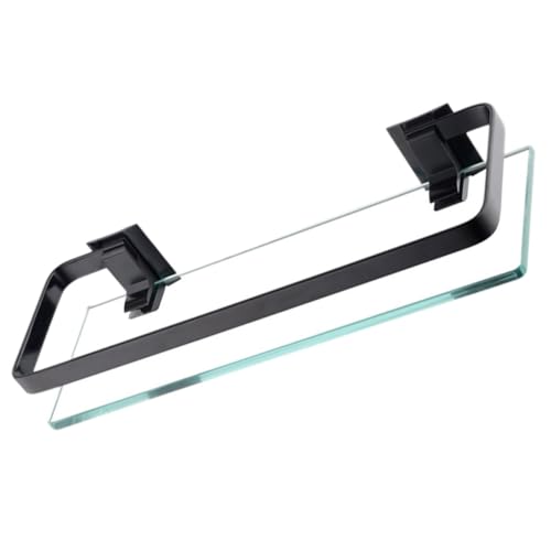 LOORGVEL Wandmontiertes Badezimmer Glasregal aus Gehärtetem Glas und Rostfreiem Robustes Ablageregal für Kosmetik und Shampoo Platzsparend Stilvoll für Badezimmer und Wc Geeignet LOORGVEL Wandmontiertes Badezimmer Glasregal aus Gehärtetem Glas und Rostfreiem Robustes Ablageregal für Kosmetik und Shampoo Platzsparend Stilvoll für Badezimmer und Wc Geeignet von LOORGVEL