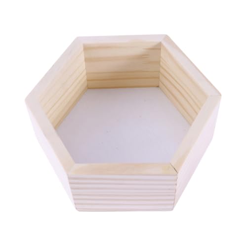 LOORGVEL Wandmontiertes Sechseckiges Kinderzimmer Regal aus Massivem Kiefernholz Weiß Dekoratives Aufbewahrungsregal für Bilder und Kleine Accessoires Rustikaler Stil LOORGVEL Wandmontiertes Sechseckiges Kinderzimmer Regal aus Massivem Kiefernholz Weiß Dekoratives Aufbewahrungsregal für Bilder und Kleine Accessoires Rustikaler Stil von LOORGVEL