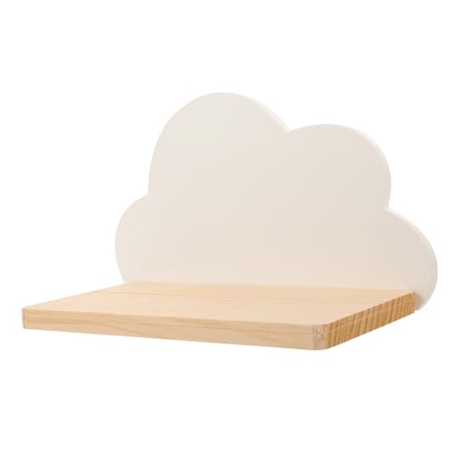 LOORGVEL Wandregal Holz Cloud Form Wandhalterung Selbstklebend Ohne Bohren Badregal Badezimmer Organizer Ablagefach Regalboden Schweberegal Offenes Regal Für Kinderzimmer LOORGVEL Wandregal Holz Cloud Form Wandhalterung Selbstklebend Ohne Bohren Badregal Badezimmer Organizer Ablagefach Regalboden Schweberegal Offenes Regal Für Kinderzimmer von LOORGVEL