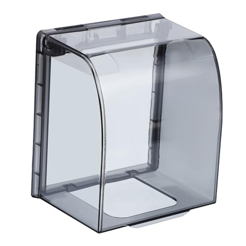 LOORGVEL Wandschalter Steckdosenabdeckung Transparenter Regenschutz Steckdosen Schutz für Bad Küche Büro Außenbereich Einfach Installation Sicherheitsabdeckung LOORGVEL Wandschalter Steckdosenabdeckung Transparenter Regenschutz Steckdosen Schutz für Bad Küche Büro Außenbereich Einfach Installation Sicherheitsabdeckung von LOORGVEL