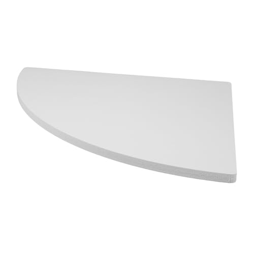LOORGVEL Wandschrank Eckregal Dreieckiges Wandregal Weiß Wandmontage Aufbewahrungsregal für Küche Schlafzimmer Büro Badezimmer Platzsparend Robust LOORGVEL Wandschrank Eckregal Dreieckiges Wandregal Weiß Wandmontage Aufbewahrungsregal für Küche Schlafzimmer Büro Badezimmer Platzsparend Robust von LOORGVEL