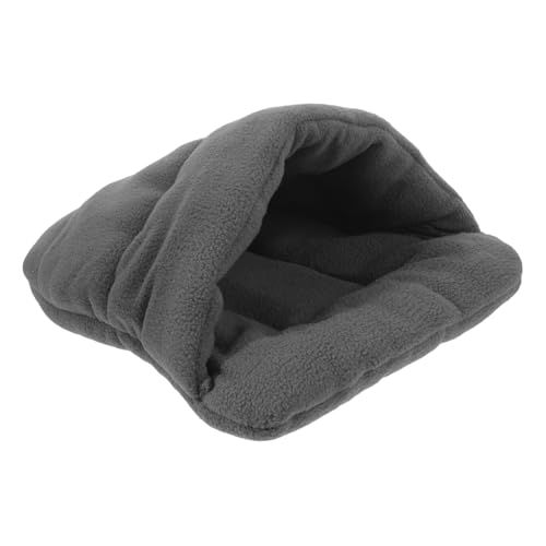 LOORGVEL Warm Gepolstertes Haustierbett Xs Weiche Baumwollmatte Kuscheliger Schlafsack für Welpen Katzen und Kleine Hunde Waschbare Haustiermatte mit Kreativem Versteck Design von LOORGVEL